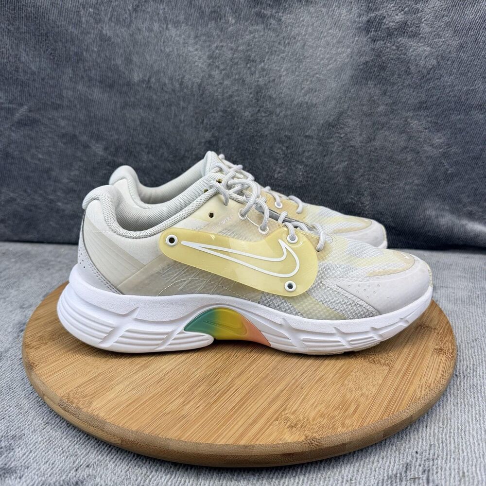 Nike Alphina 5000 Shoes Womens Size 9 White Yellow Running Sneakers CK4330-101
